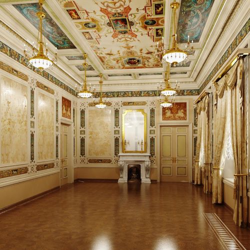 Дом приемов Правительства РФ на ул. Воздвиженка, интерьеры